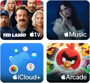 iPad, Apple One offer promo, buy any new iPad, get 3 free months of Apple One, which features these services together; Apple TV, Apple Music, iCloud+ and Apple Arcade
