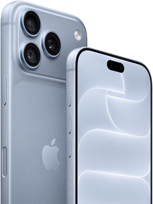 iPhone 18 Pro, glacier, front and back view showing Ceramic Shield, triple camera system