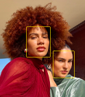 Centre Stage for photos feature in use highlighting the faces of two people