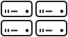 Four Mac Studio icons stacked two by two