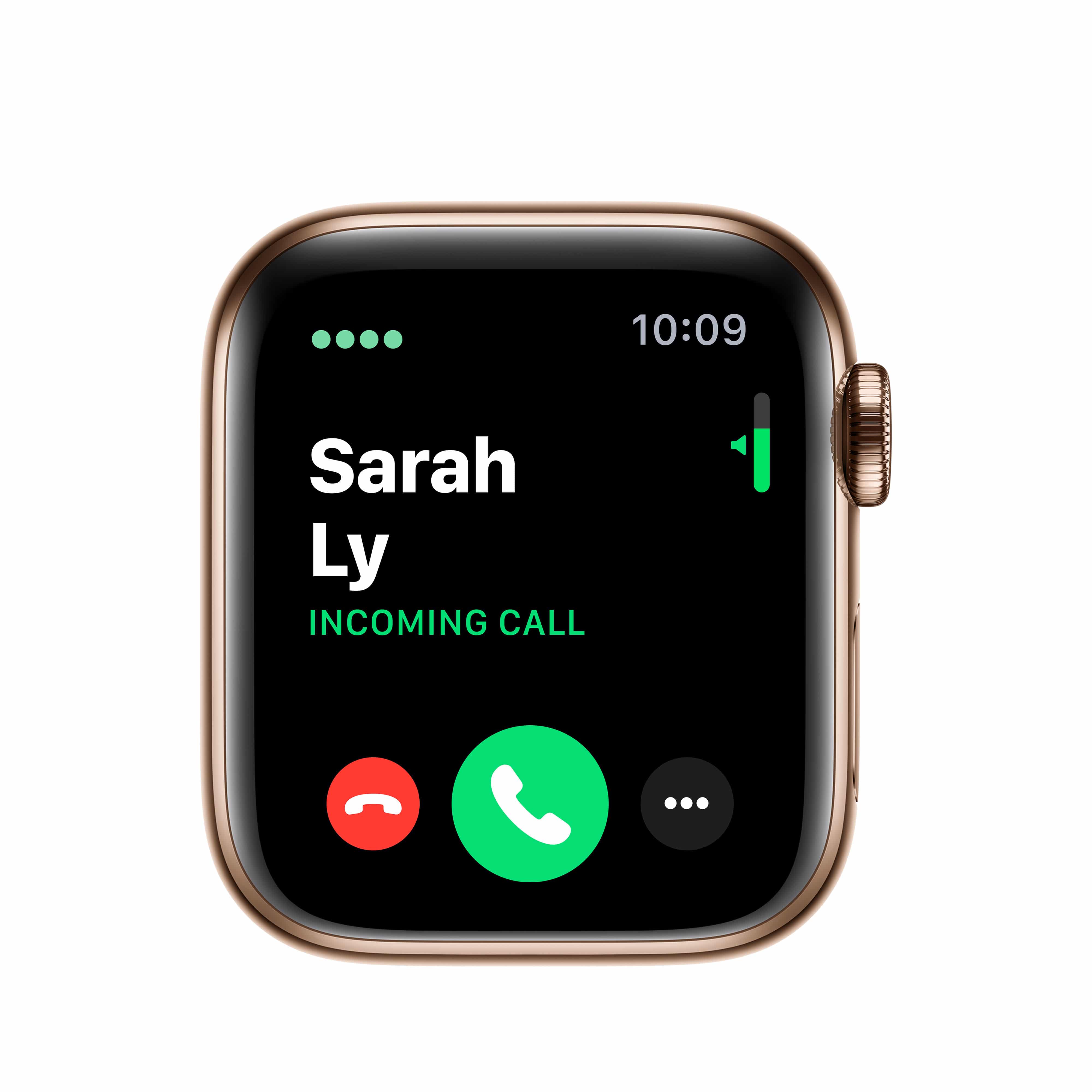 Apple Watch Series 5 GPS + Cellular, 44mm Gold Stainless ...