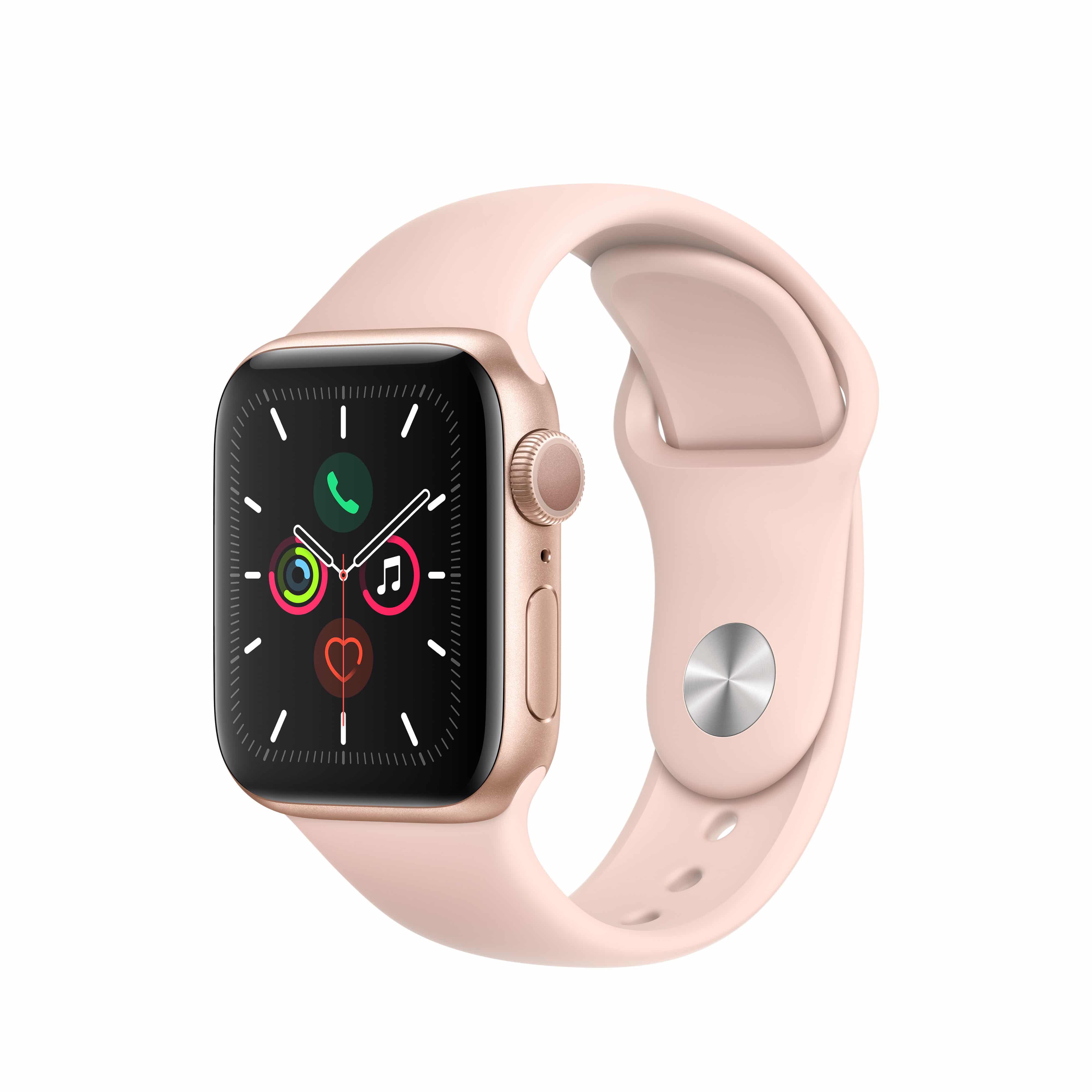 Apple Watch Series 5 GPS + Cellular, 40mm Gold Aluminium ...
