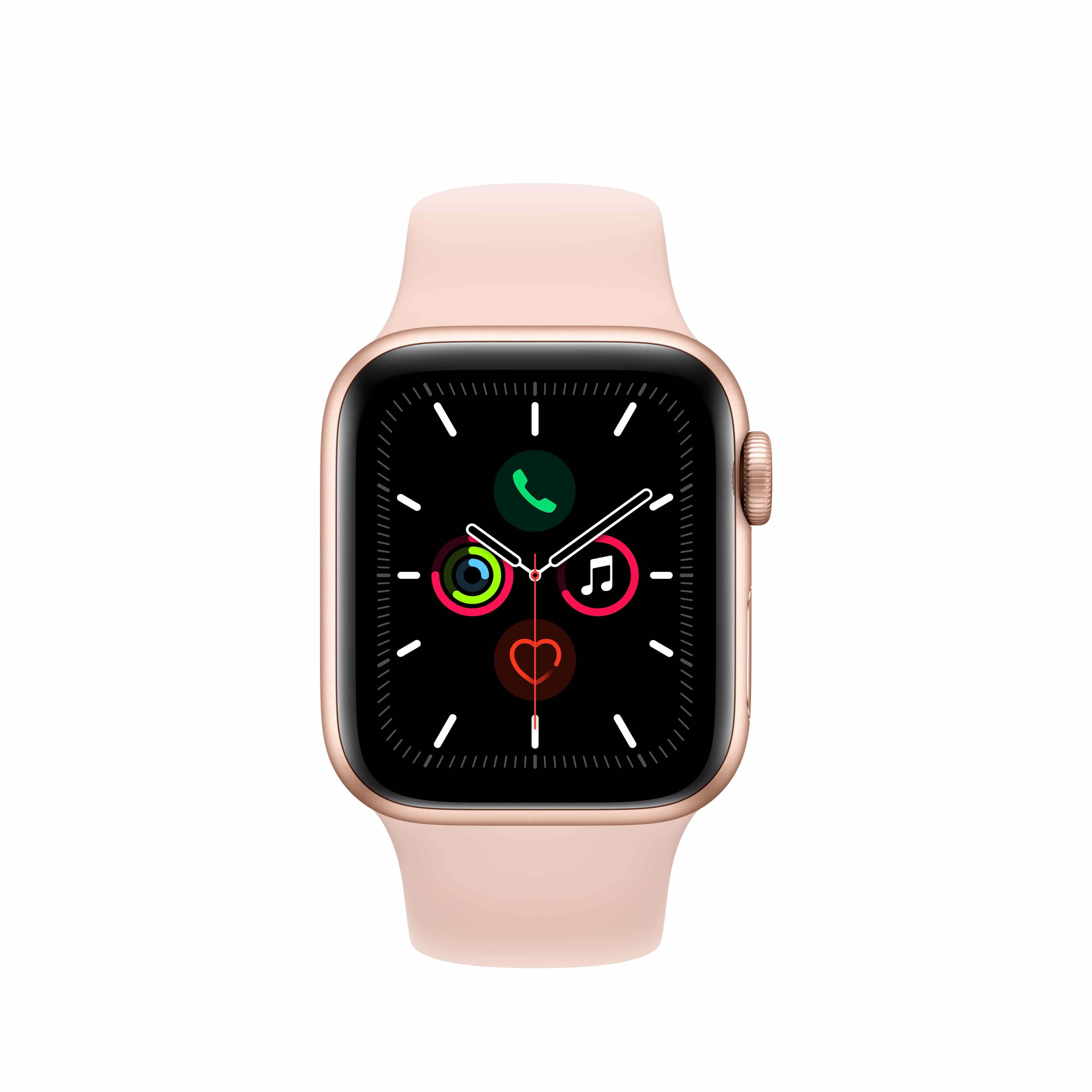 Apple Watch Series 5 GPS, 40mm Gold Aluminium Case with ...