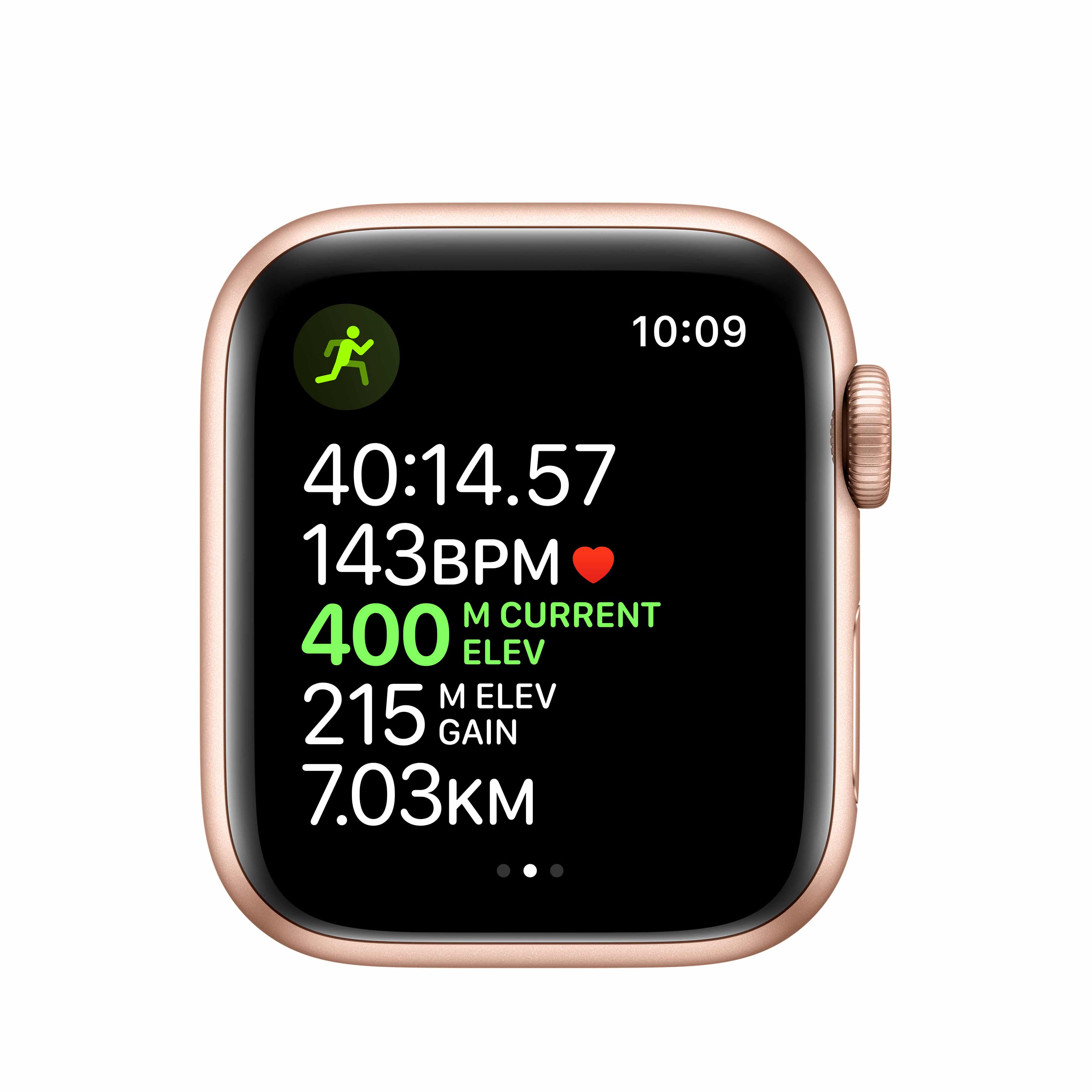 Apple Watch Series 5 GPS, 40mm Gold Aluminium Case with ...