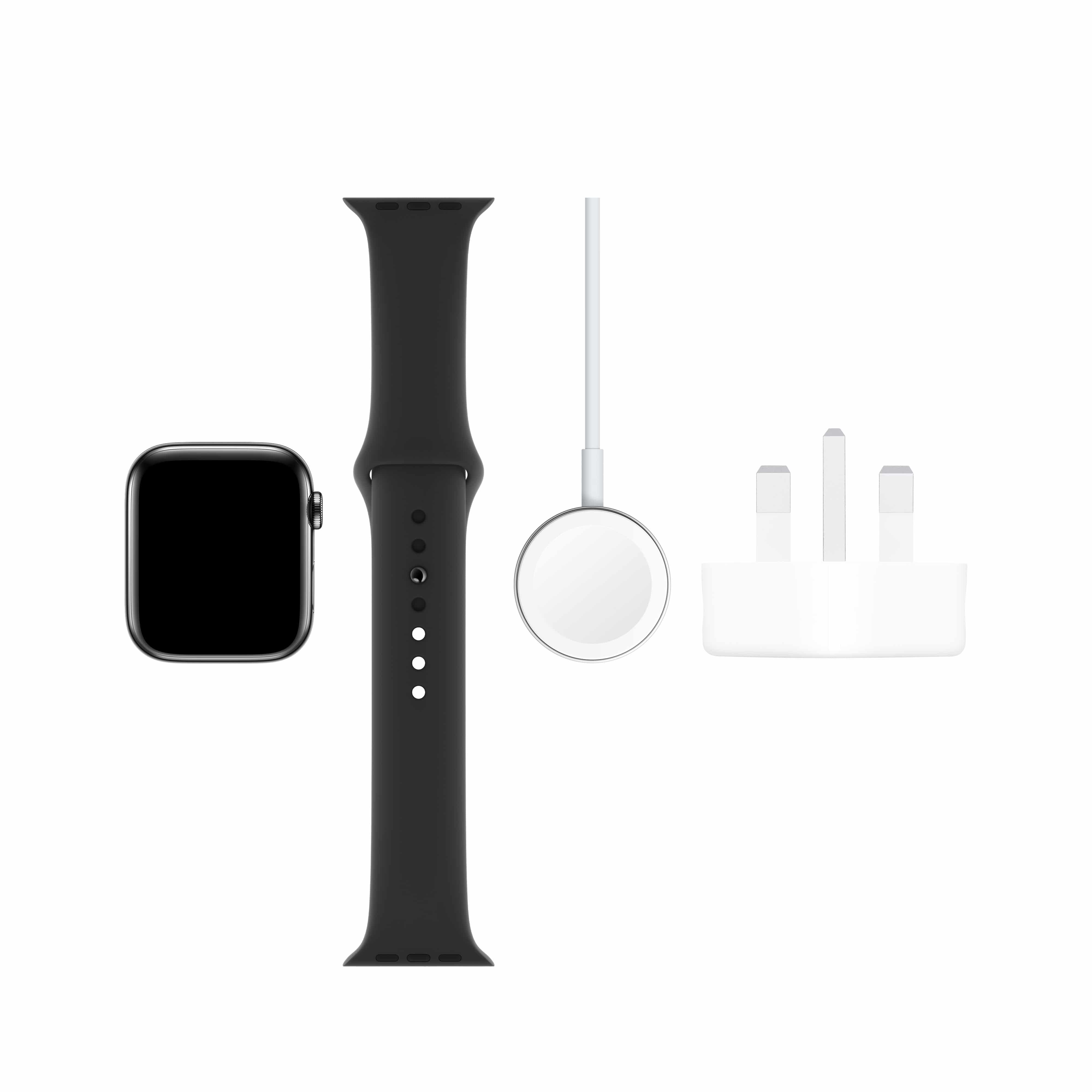 Apple Watch Series 5 GPS + Cellular, 44mm Space Black ...