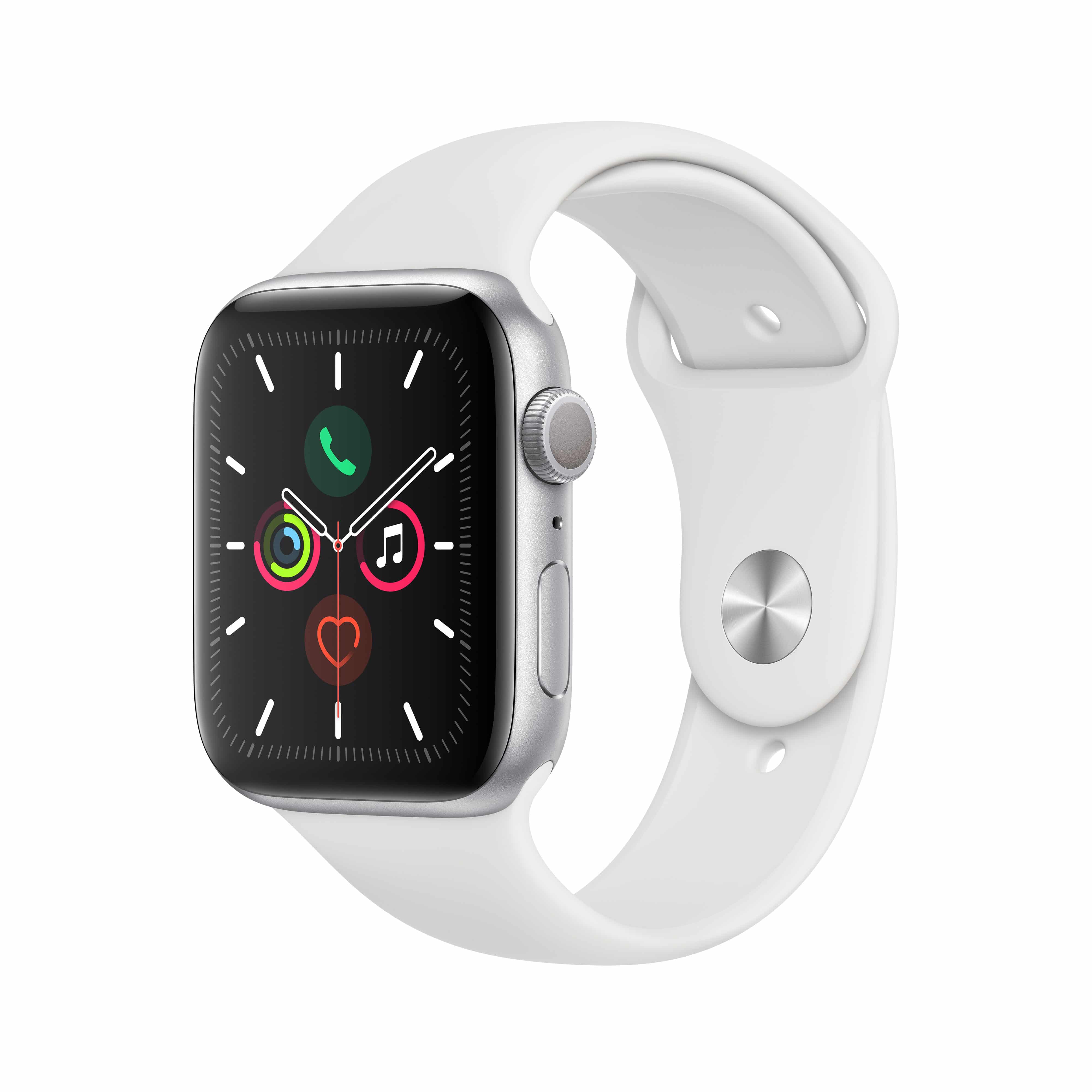 Apple Watch Series 5 GPS, 44mm Silver Aluminium Case with ...