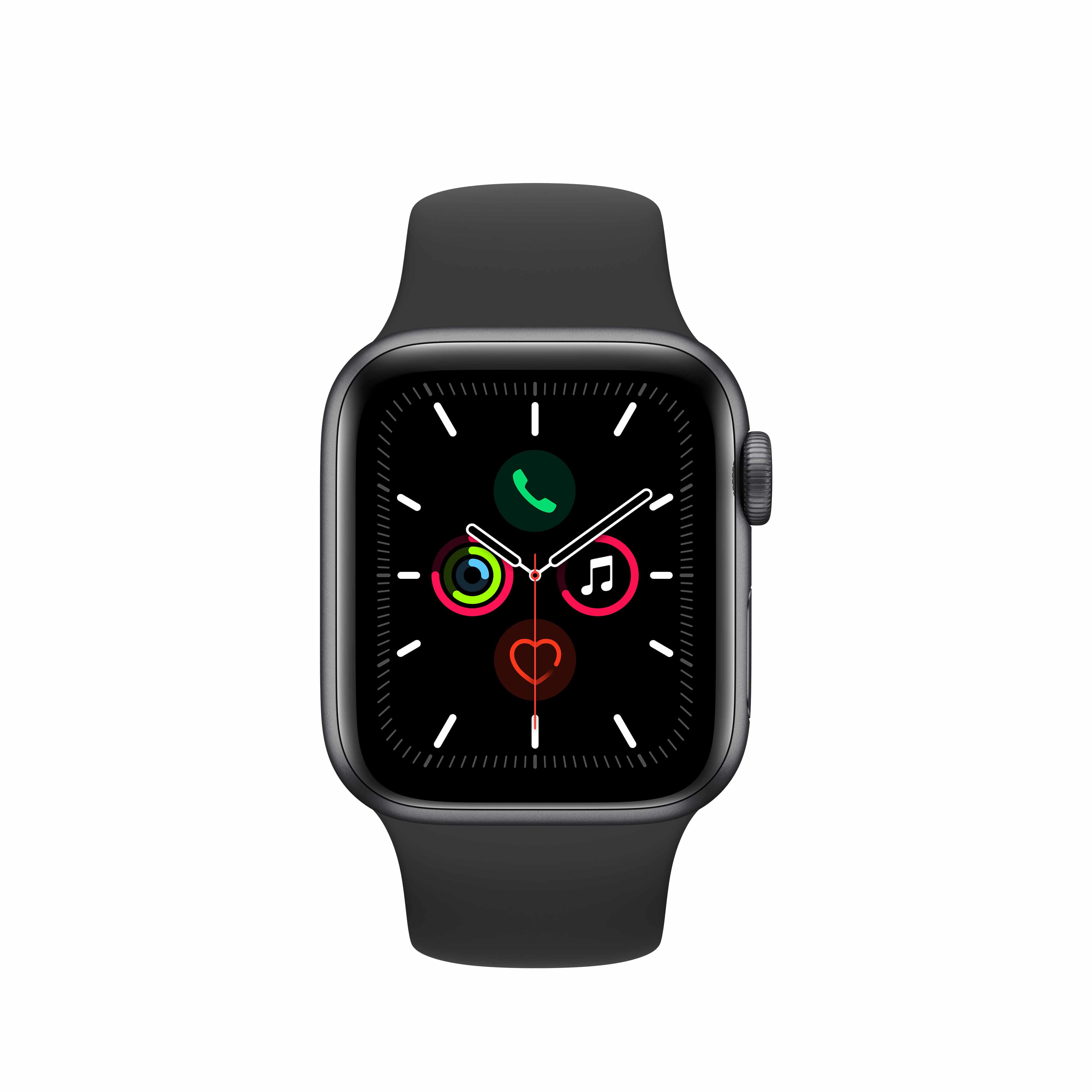 Apple Watch Series 5 GPS, 44mm Space Grey Aluminium Case ...