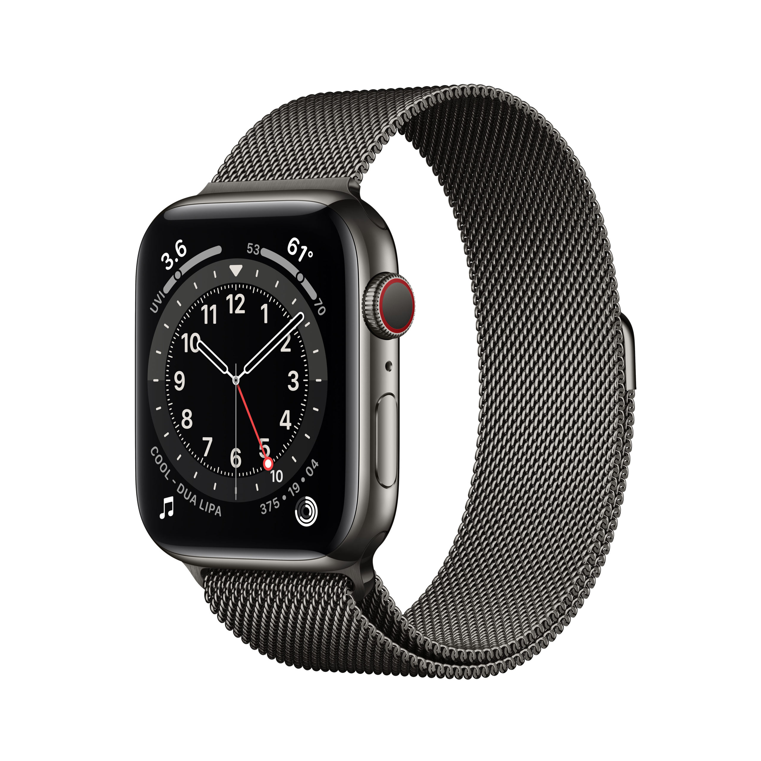 Apple Watch Series 6 GPS + Cellular, 44mm Graphite ...